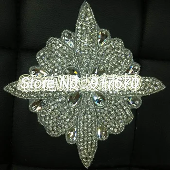 

10pcs Beaded Bridal Motif Rhinestone Sparkle Wedding Belts Sashes Wholesale