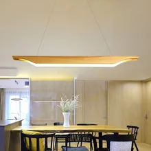 Деревянный подвесной светильник светодиодный скандинавский светильник для кухни Подвесной деревянный светильник для столовой подвесной светильник современный светильник s светильник