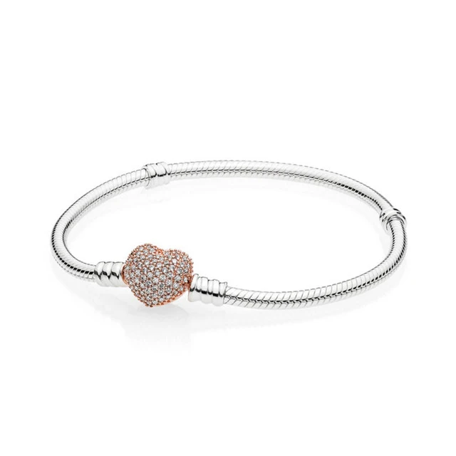 

Kristie 100% 925 Sterling silver 1:1 Original Authentic 586292CZ Charm Basic Bracelet Suitable DIY Beaded Women Jewelry