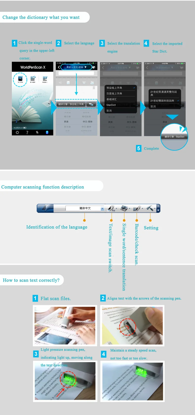 Função de Tradução de Idiomas Japonês para Ios Novo Bluetooth Caneta Digitalização Apoio Inglês Francês Alemão Árabe Vitória Top Mse05 12 Alemão Árabe Japonês para IOS VITÓRIA