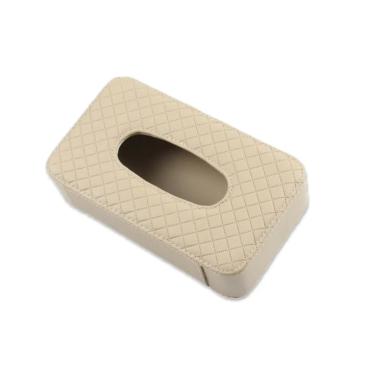 

Car Leather Tissue Bag 21*12*6.3Cm Car Sun Block Tissue Box Auto Tissue Box Auto Accessories