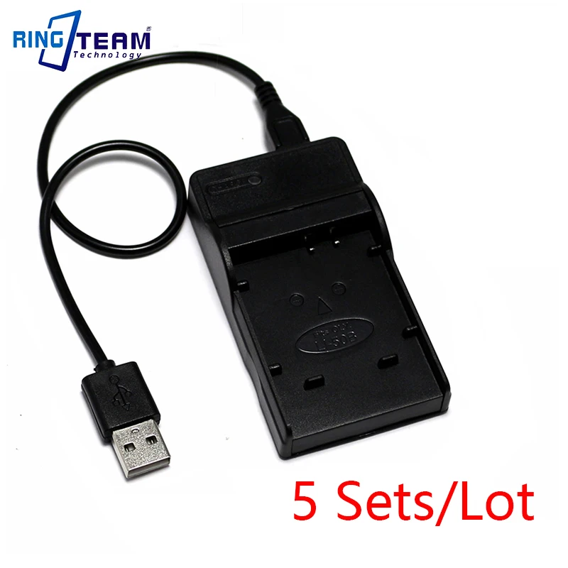5Sets/Lot LI 50C / UC 50 USB Charger for Olympus Camera Battery LI 50B