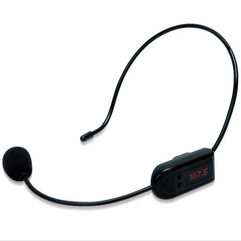 Портативный FM беспроводная гарнитура микрофон Мегафона для громкоговорителя обучающий гид-экскурсовод встреч JLRL88