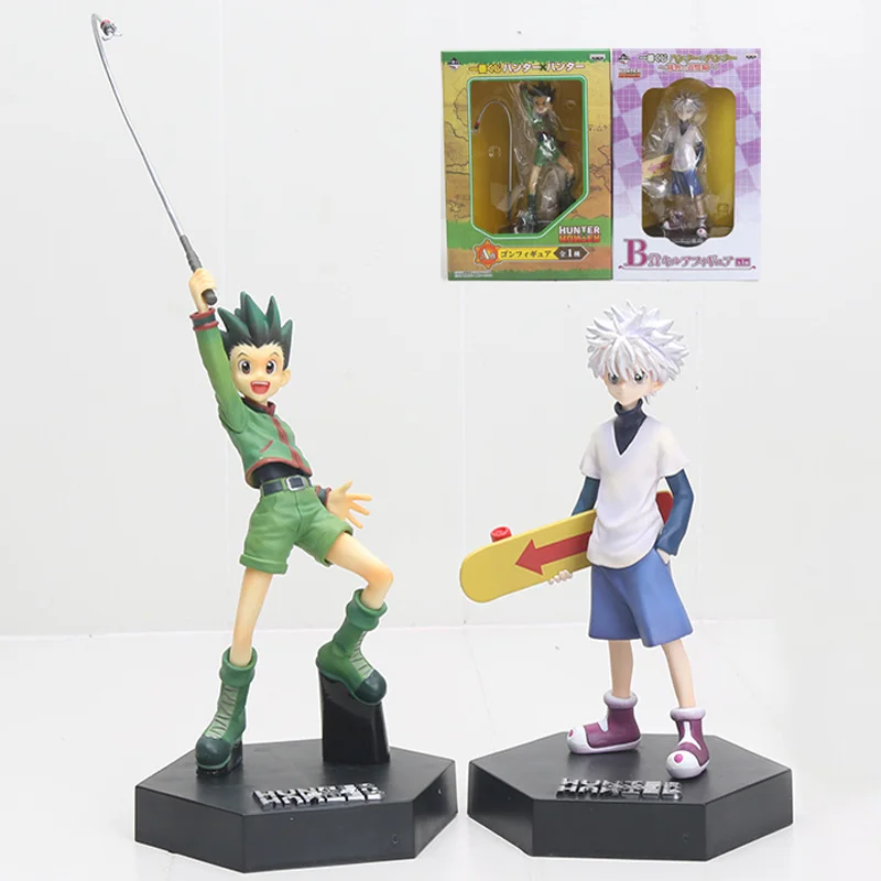 Аниме Hunter X Gon Freecss экшн фигурка масштаб 1/8 окрашенная Killua Zoldyck PVC Фигурки Brinquedos