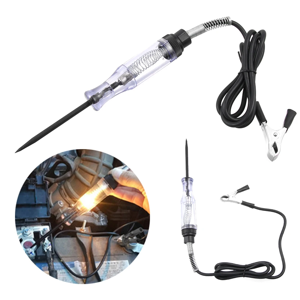 Car Truck Circuit Tester DC 6V//12V//24V Voltage Probe Pen Electric Test Light BD