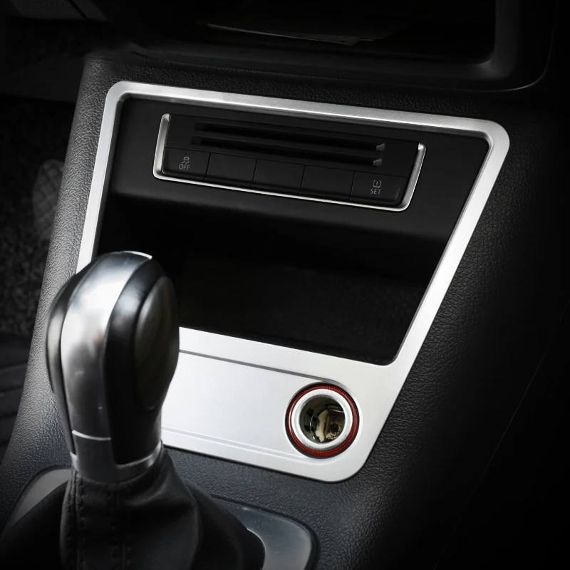 ABS-Plastic-For-Volkswagen-VW-Tiguan-2009-2015-Car-engine-start-stop-button-panel-cover-trim