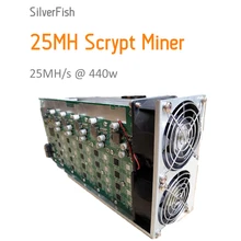 [Распродано] Scrypt Miner 25MH Asic Miner Sliver Fish 25MH Litecoin Miner для Scrypt Mining подмена A2 Terminator