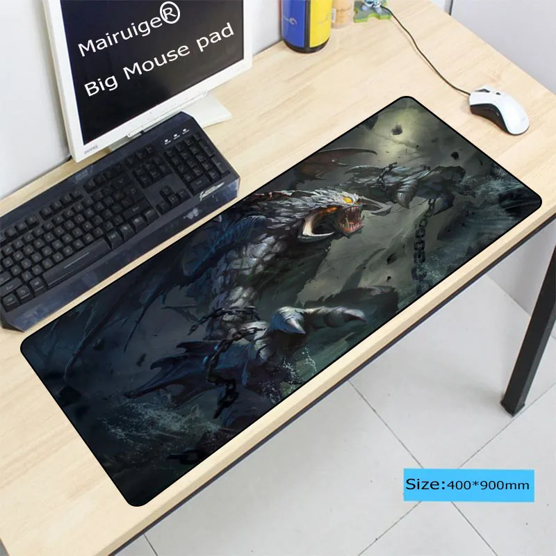 Mairuige 900*400*3mm DOTA 2 Boys Love Game Customized Speed Version Large Gaming Locking Edge Mouse