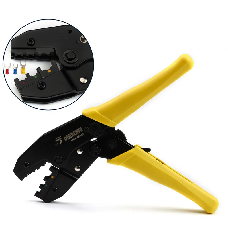 

1PCS 0.5-6.0mm2 Crimping Pliers for Cable Cutters Network Tools Crimper AWG 22-10 Terminals Ratcheting Crimp Pliers