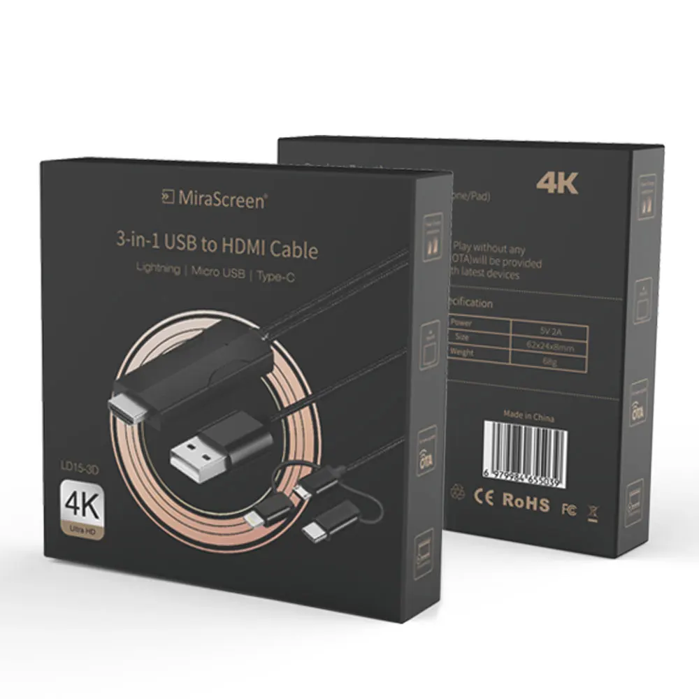 Mirascreen LD15 3D DLNA Miracast зеркальное Anycast Airplay Dongle TV stick Tv Box Подходит для Google