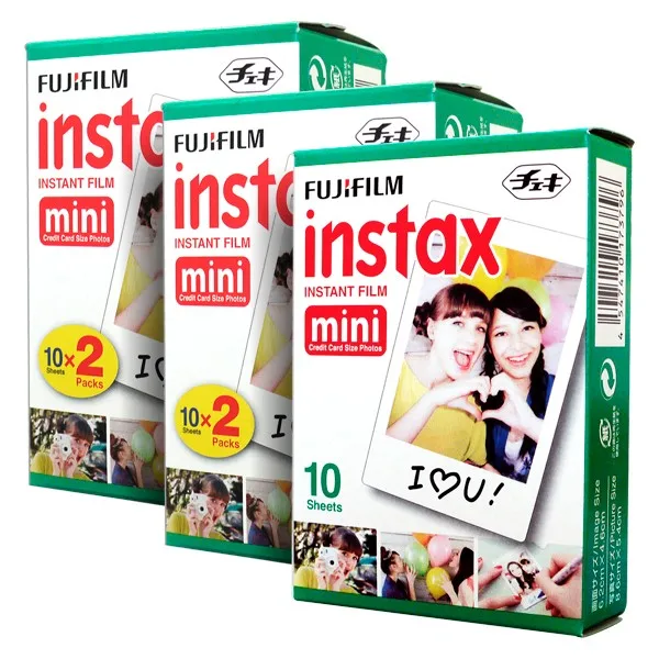 Fuji Fujifilm Instax Mini 8 мгновенная камера черный, белый, розовый, синий, малиновый, виноградный+ 50 пленка