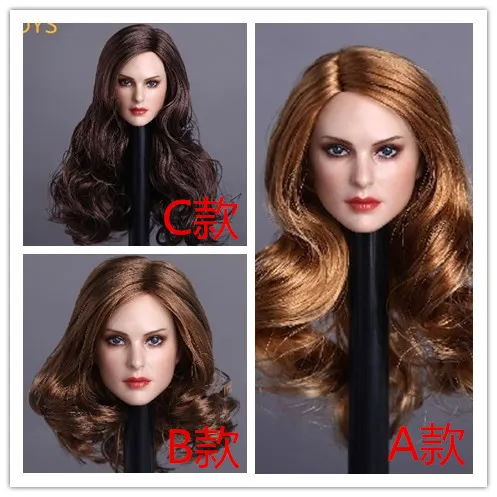 

GC005 1/6 European Female Beautiful Lady Head Sculpt for 12" Collectible Phicen VC UD LD ND Doll Action Figure DIY