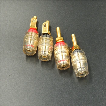 

20 pcs Speaker Amplifier Terminal Binding Post Banana Plug Socket Connector Gold