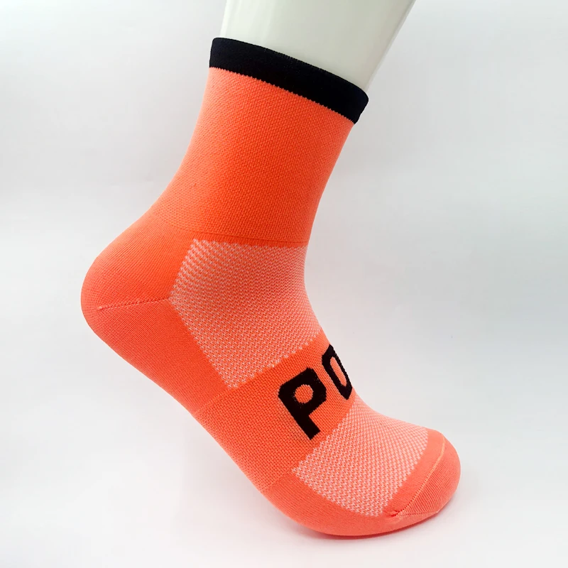 Новые модные уличные повседневные мужские носки хроматические женские носки мужские брендовые классные скейтборды хип-хоп модные носки в горошек мужские - Цвет: Оранжевый