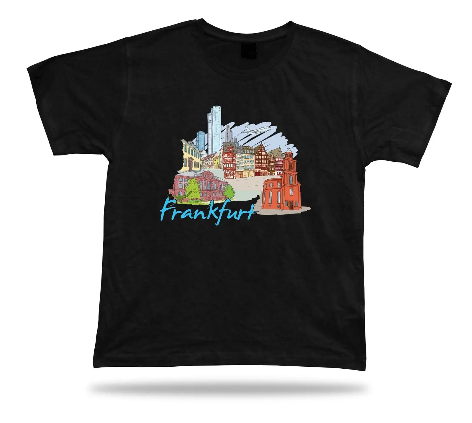 frankfurt main tower romer Palmengarten Frankfurt Cathedral stadel tshirt tee | Мужская одежда