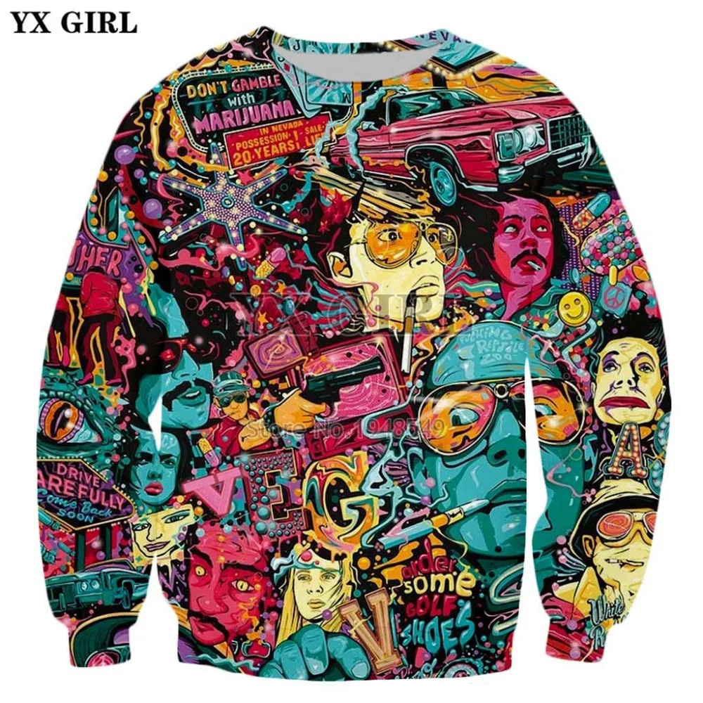 2020 New style Fashion Sweatshirt fear and loathing in las vegas Print 3d Long sleeve sweatshirt Men's / Women's Hoodies 2020 New style Fashion Sweatshirt fear and loathing in las vegas Print 3d Long sleeve sweatshirt Men's / Women's Hoodies