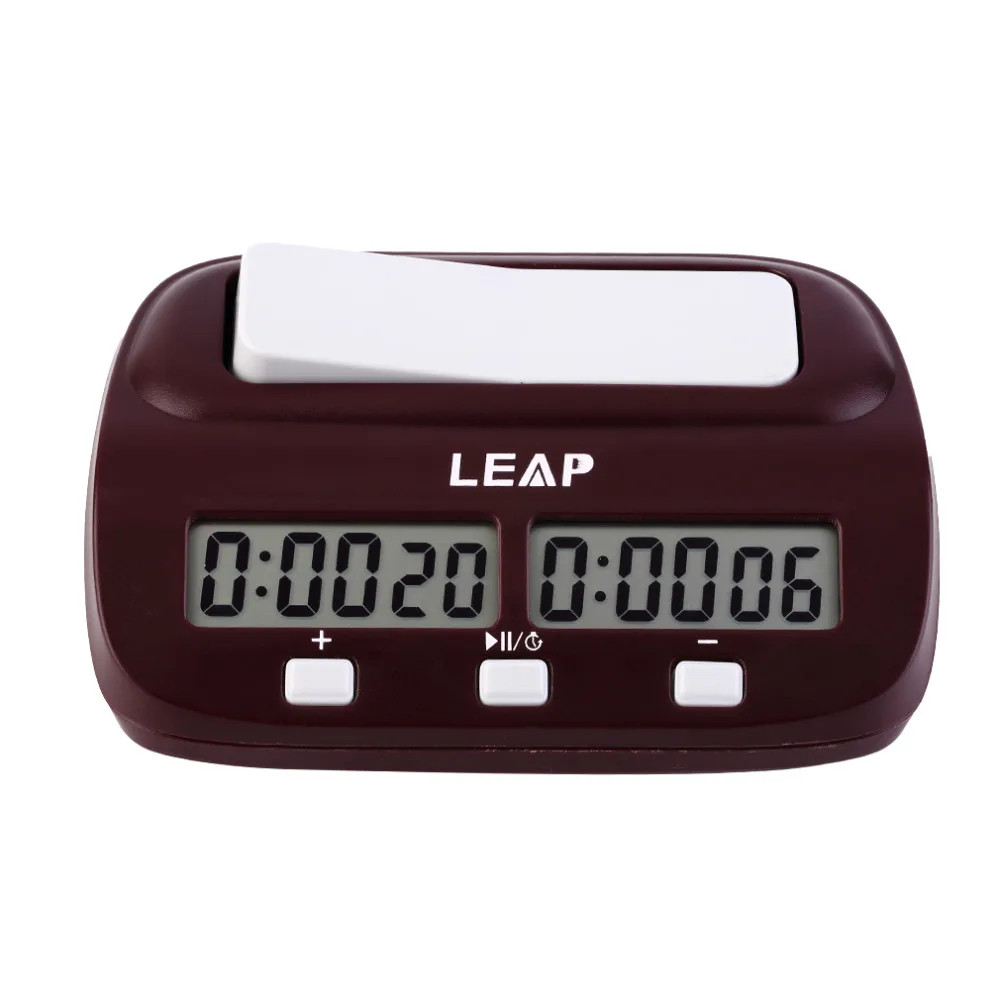 

TOP Arrival Digital Chess Clock Count Up Down Timer Electronic Board Game Player Set Portable Handheld Man Piece Master
