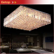 New Arrival Modern Luxury Ultra-dense Square LED K9 Crystal Chandeliers Villa LED Restaurant Lights Ceiling Lightings Fixture New Arrival Modern Luxury Ultra-dense Square LED K9 Crystal Chandeliers Villa LED Restaurant Lights Ceiling Lightings Fixture