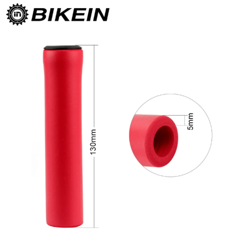 Bikein دراجة المقود القبضات الناعمة 25 جرام خفيفة بار ينتهي عالية الكثافة الإسفنج mtb دراجة أجزاء الدراجة القبضات