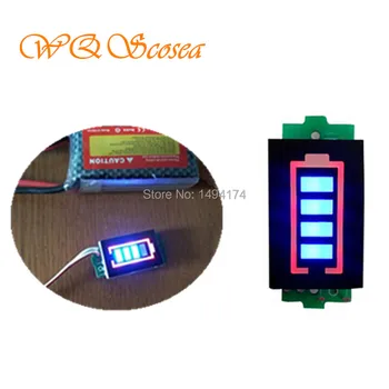 

WQScosea Q8S-329 Battery Capacity Indicator Module Display Board 2 Series 2S 18650 Lithium Li-po Li-io Power Level Tester Meter