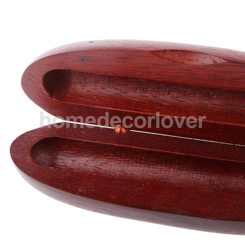

Handcraft Elliptic Wooden Ballpoint Pen Case Mini Gift Box