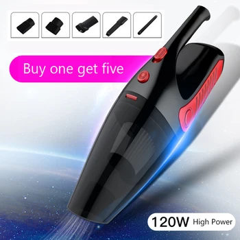 

NEW Car vacuum cleaner portable hand-held car vacuum cleaner large suction to send five kinds of joints XL-136