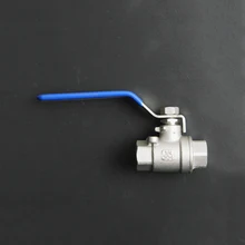 1/" BSP внутренняя резьба полный диаметр 304 нержавеющая сталь 2 части шаровой клапан для воды, нефти, газа