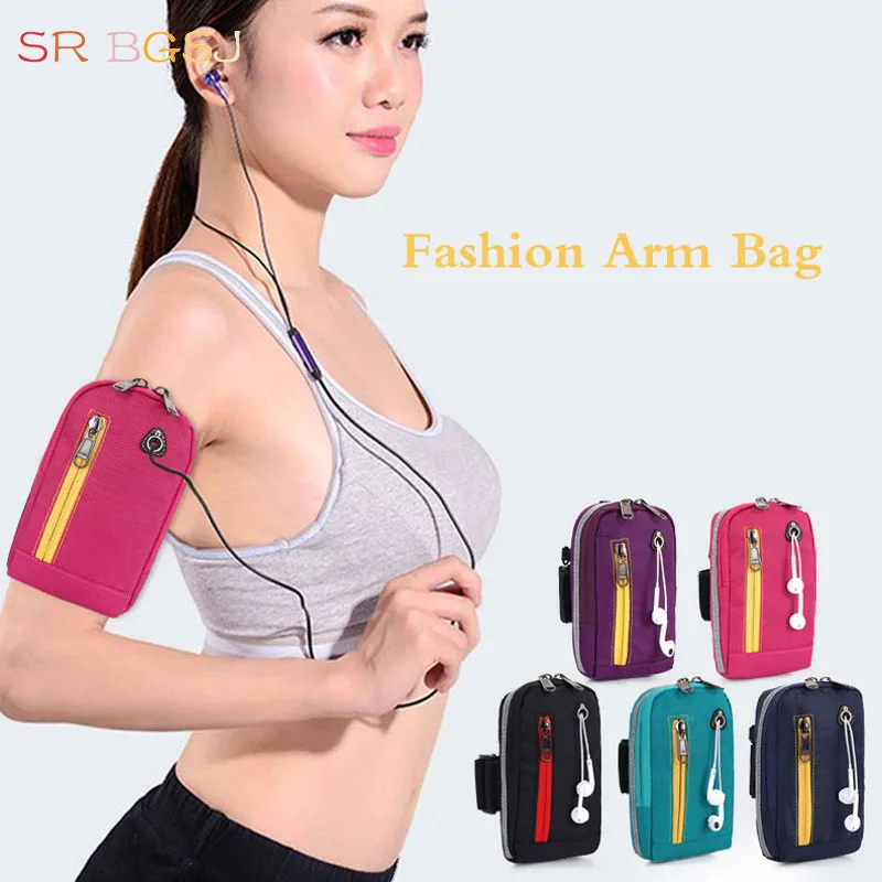 

Free Shipping 2017 New Arrival Woman Man Small Mini Light Fashion Arm Package Wrist Bag Fit For 5.6"-6" Cell Phone