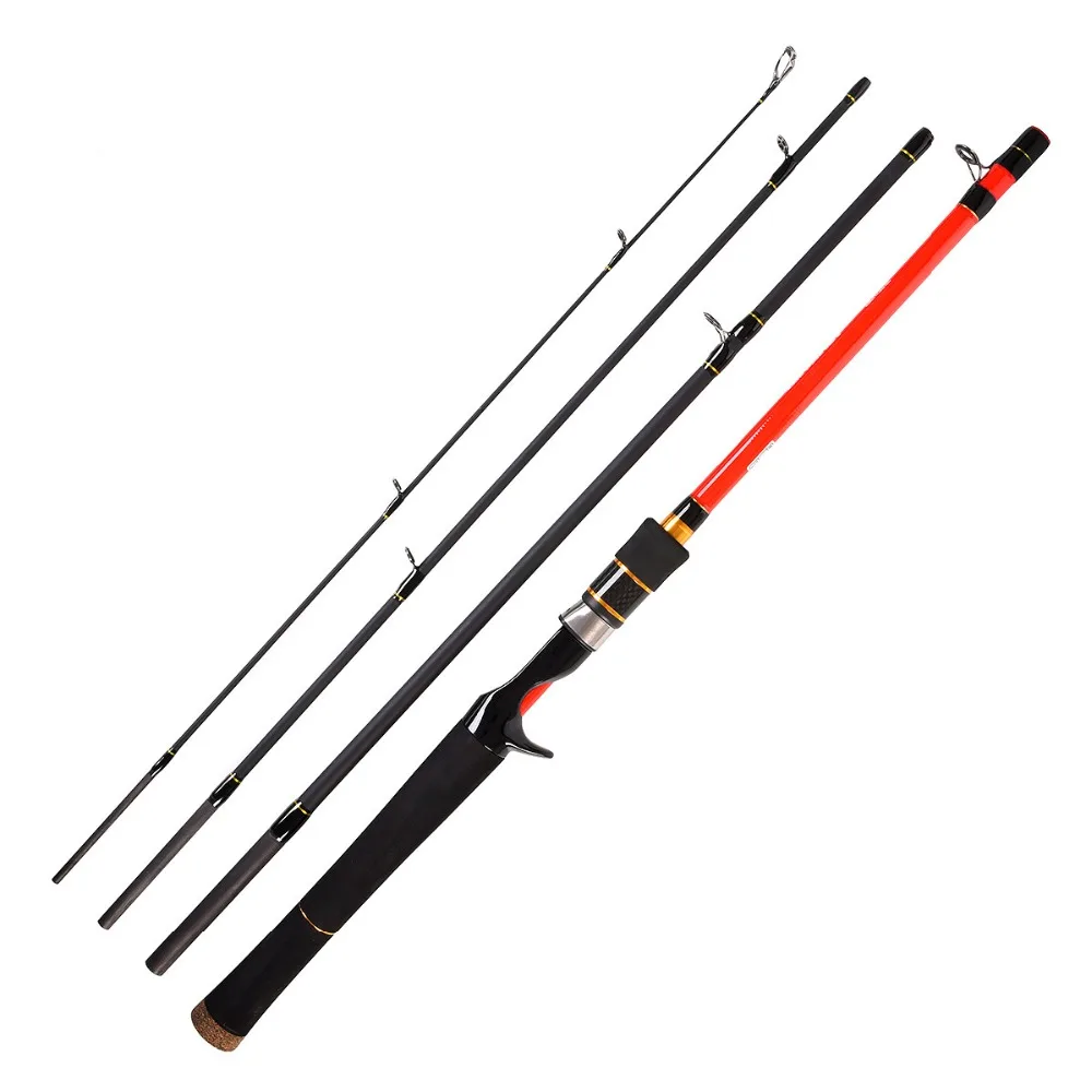 YUYU 1.8M 1.98M 2.1M fishing rod 4 Segments M Power line wt.10 20lb