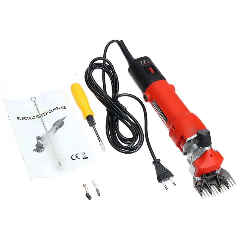 

600W 220V Electric Sheep Shearing Machine Goat Hair Trimmer Clippers Power Tools EU Plug With Box