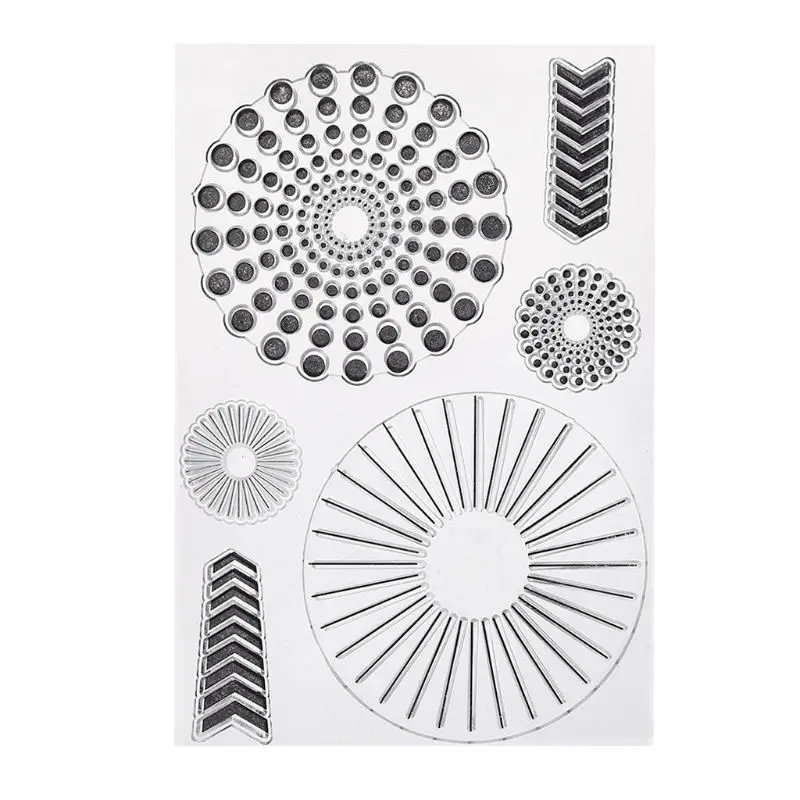 

Circle Silicone Clear Seal Stamp DIY Art Embossing Photo Album Decorative Paper Card Crafts stamps for card making clear stamps