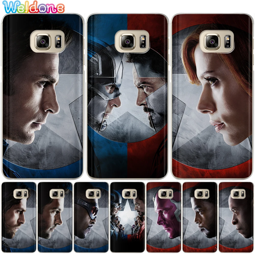 Marvel Avengers Iron Man Captain America Case For Samsung S10 Lite S9 S8 Plus S7 S6 Edge J310 J330 J530 J2prime case cover Etui Marvel Avengers Iron Man Captain America Case For Samsung S10 Lite S9 S8 Plus S7 S6 Edge J310 J330 J530 J2prime case cover Etui