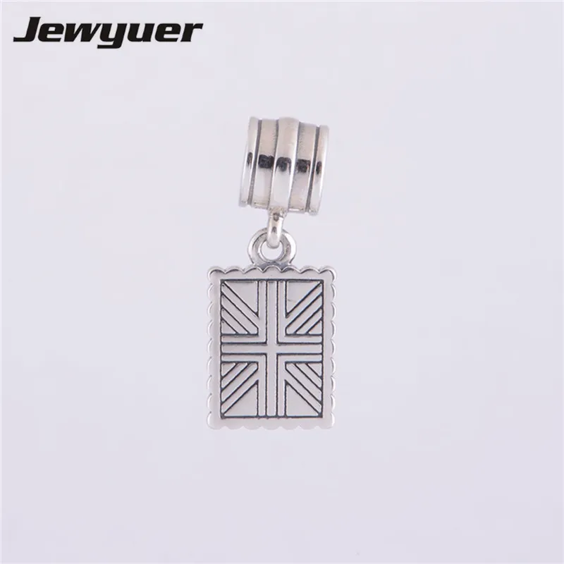 

Greetings From London Dangle Charms Original 925 Sterling Silver Charm fit beads Bracelets necklaces DIY fine Jewelry DA072