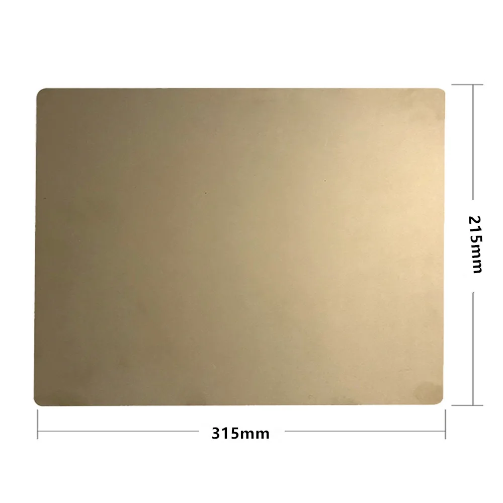 

ENERGETIC New Professional Custom 215x315mm Spring Steel PEI Flexplate Heat Bed with Magentic Sticker for DIY 3D Printer Hot Bed