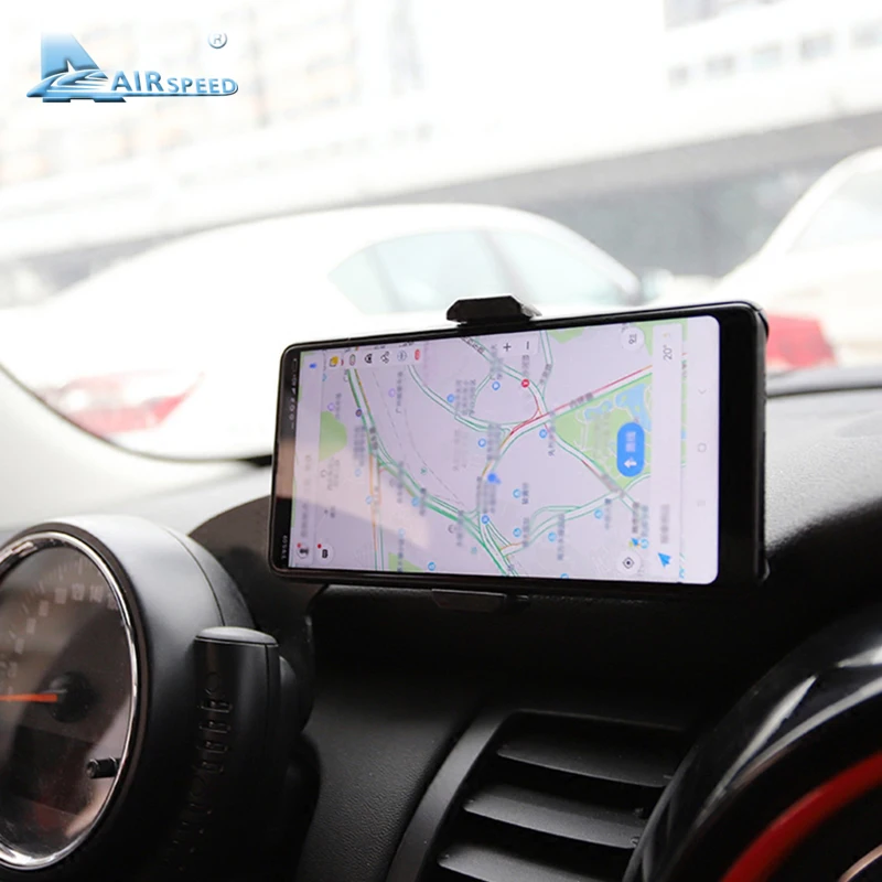 

Airspeed Gray Union Jack Bracket Car Mobile Phone Holder Steering Wheel Rear Phone Mount for Mini Cooper R60 R61 Accessories