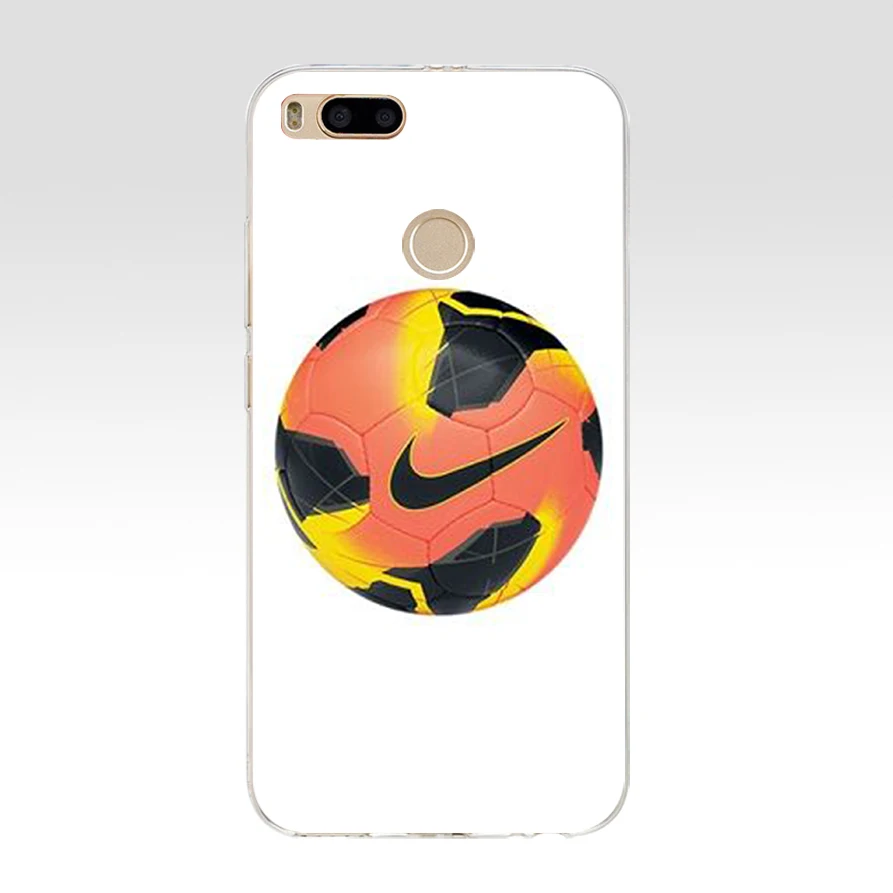 147SD   Fire Football Soccer Ball Soft Silicone Tpu Cover phone Case for xiaomi redmi 4A 4X note 4 4x mi A1 A2 lite