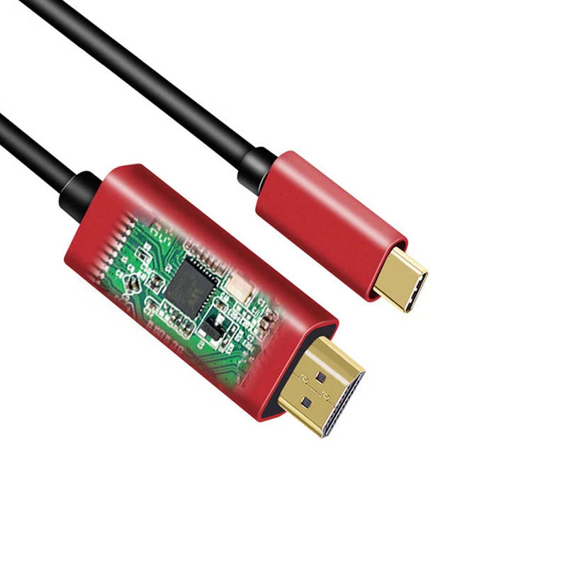 

USB C HDMI Cable Type C 3.1 To HDMI 2.0 Compatible Thunderbolt 3 Male To Male 4K 60Hz Converter HDMI Adapter YS-311