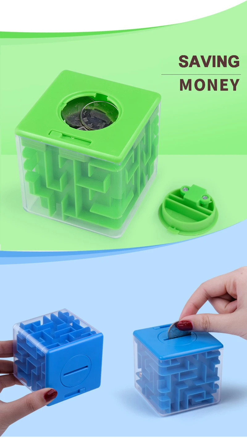 3D maze coin purse 4