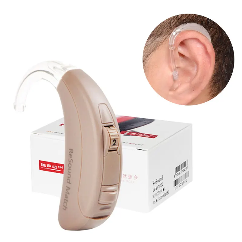 

Gn ReSound Digital BTE Hearing Aid Aids Match MA2T70-V for Moderate Severe loss 3 Channels High Power Mini Ear Hearing Amplifier