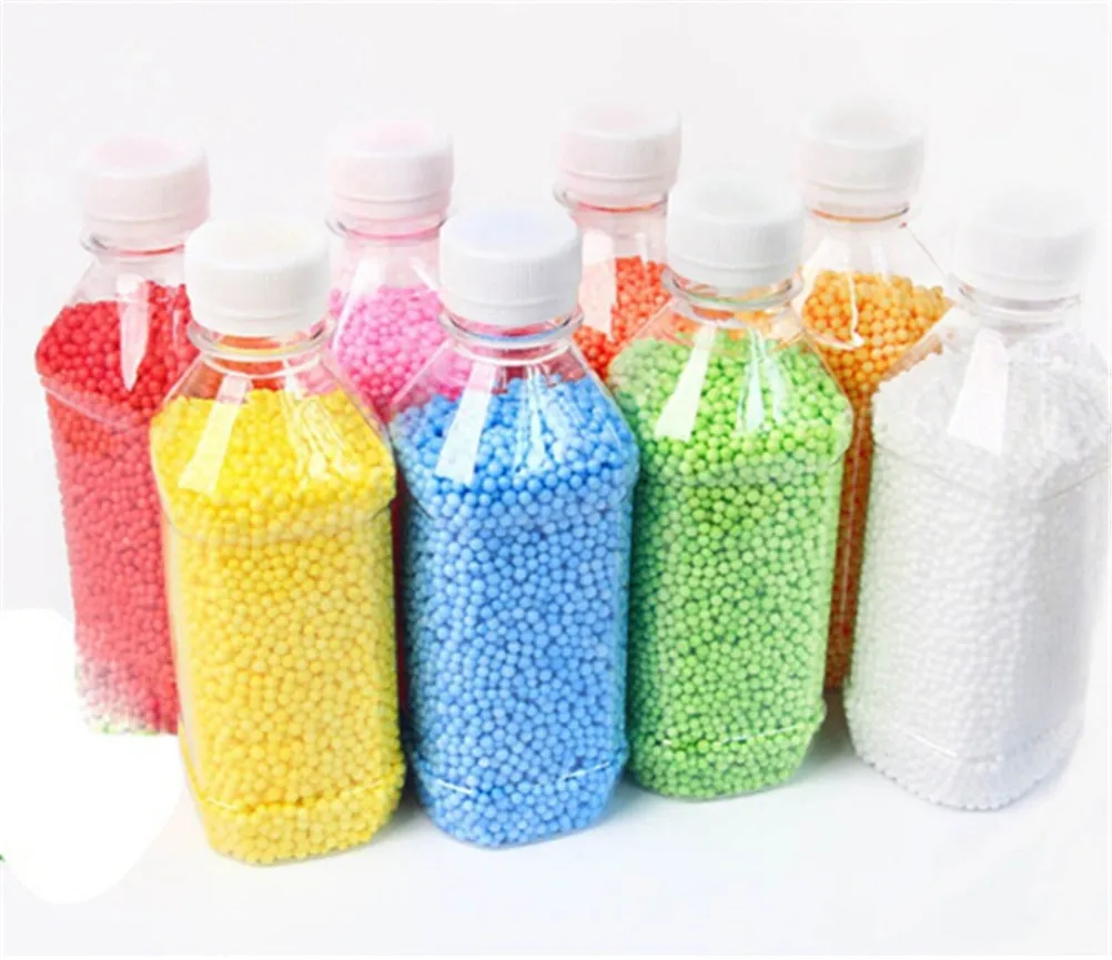 2,3 мм-3,5 мм пенополистирол пенопласт мини-шарики DIY разные цвета украшения 1 бутылка/упаковка