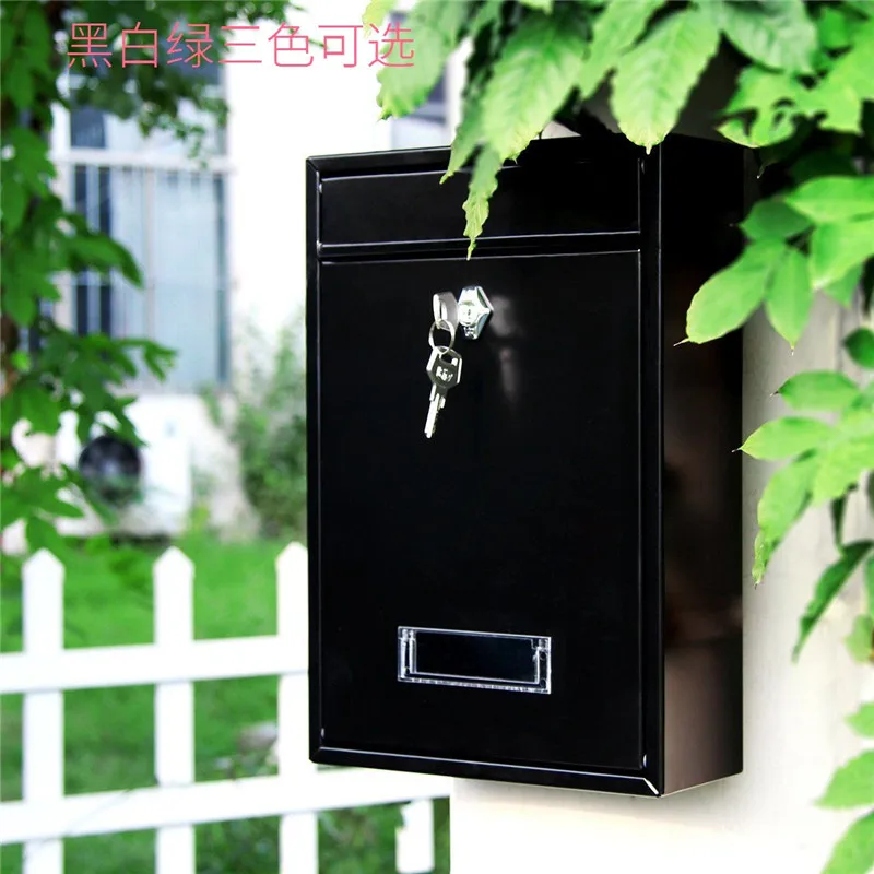Почтовый ящик Posta Kutusu с паролем, наружный почтовый ящик, почтовый ящик Buzon Cartas, наружный настенный ящик Buzones De Correo - Цвет: black lock