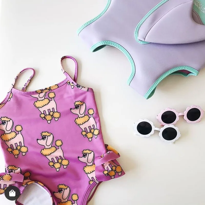 Hugo Lovestiki/купальный костюм с рисунком рыбы для малышей; одежда для купания для маленьких девочек; купальный костюм; Новинка года; Cicishop
