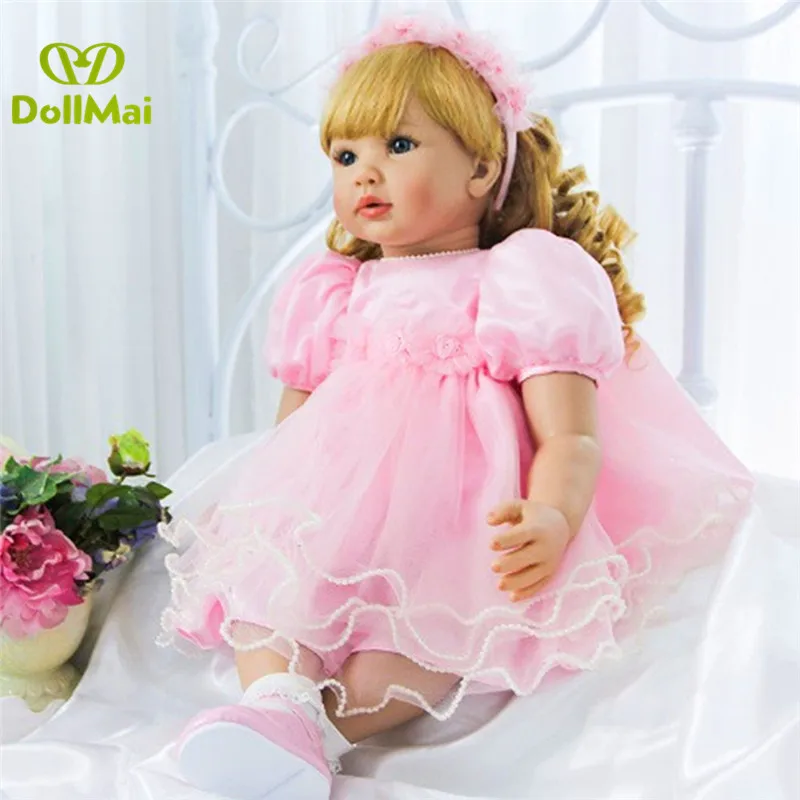 

Bebes Reborn Silicone Reborn Real Baby Dolls for Sale vinyl princess toddler girl dolls Birthday Gift oyuncak bebek