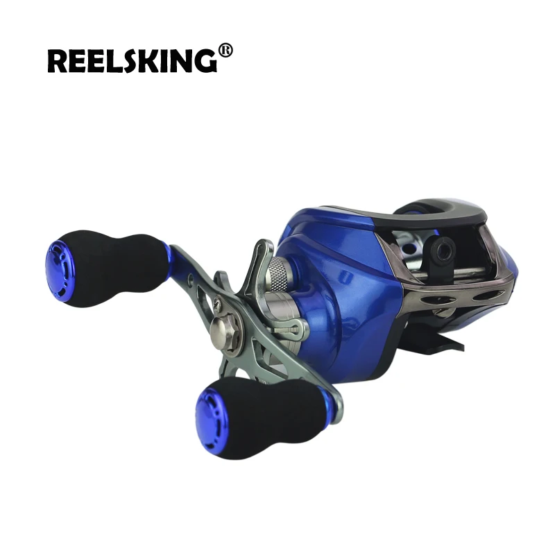 REELSKING Magnetic brake system Baitcasting Reel 8KG Max Drag 17+1 BBs 6.3:1 High Speed Fishing Reel 3 colors to choose REELSKING Magnetic brake system Baitcasting Reel 8KG Max Drag 17+1 BBs 6.3:1 High Speed Fishing Reel 3 colors to choose