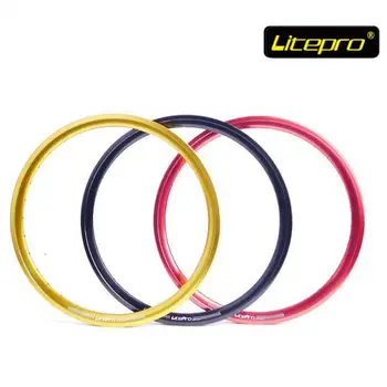 

High Quality Litepro 451 20 inch 32 Holes Disc Brake Folding Bike Rims Red Black Kpro Bicycle Rim Wheels