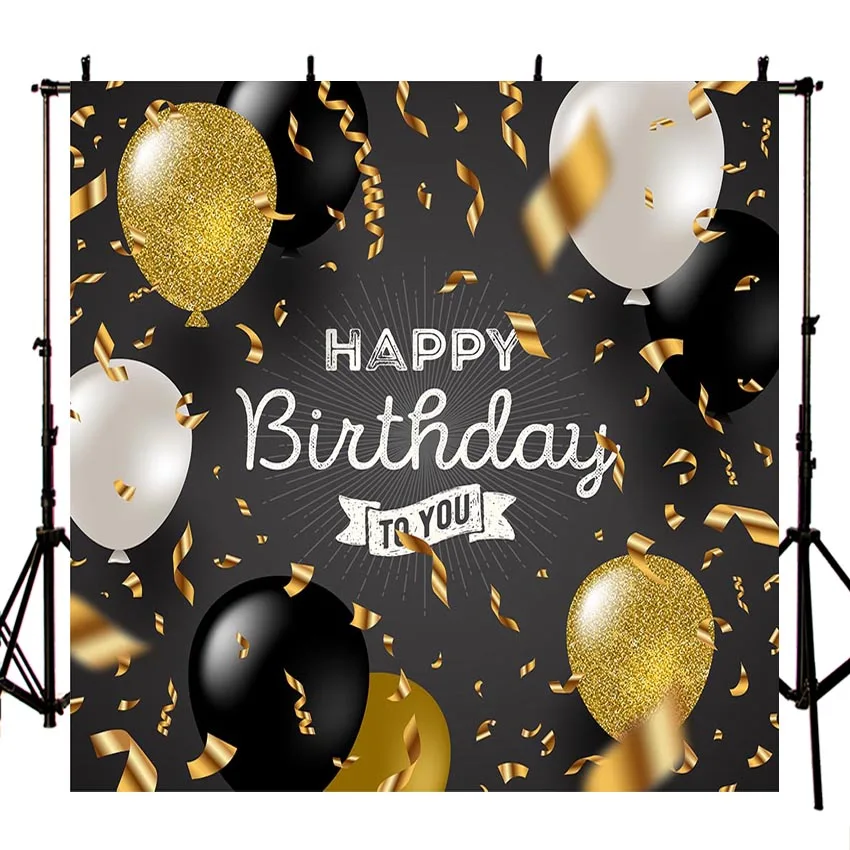 

MEHOFOTO Birthday Balloons Backdrop for Photography Family Party Decor Baby Portrait Poster Photography Backgrounds Photo Studio
