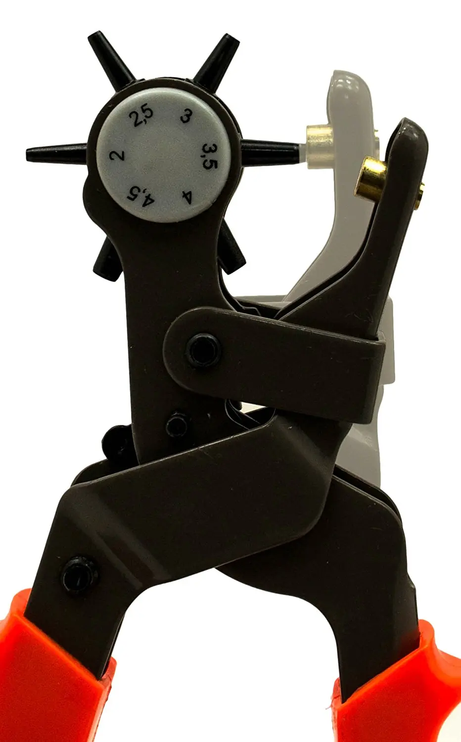 Сверхмощная роторная Кожа ремесло дырокол для синтетического кожаного ремня часы группа Тэкс и несколько других предметов. Размерный ряд от