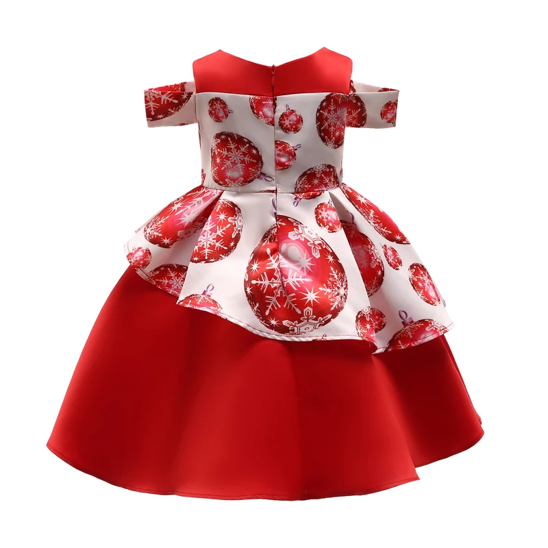 Vestidos para niñas pequeñas vestido de princesa Formal Navidad rojo nueva ropa de para niños para niñas fiesta de boda 7 8 años|Vestidos| - AliExpress