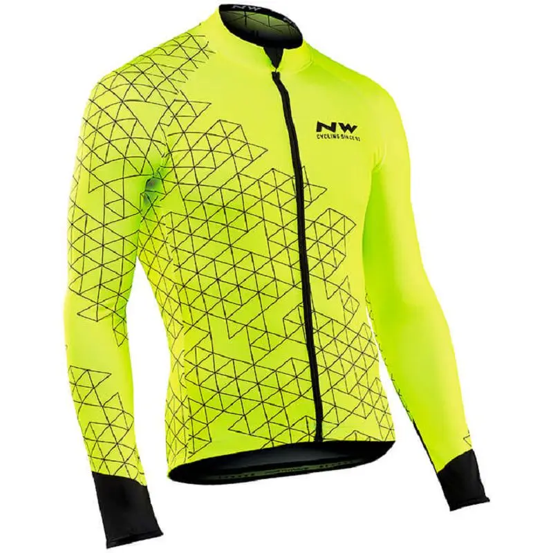 Длинный рукав NW Велоспорт Джерси Ropa Ciclismo Весенняя велосипедная одежда велосипедная рубашка велорубашка MTB Одежда Куртка Northwave Team - Цвет: C1