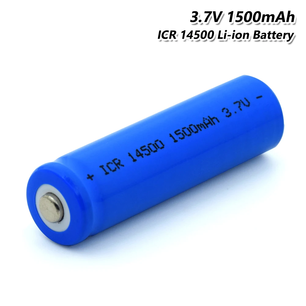 Для аккумулятора 14500 1500mAh 3,7 V power перезаряжаемые батареи разряда ICR 14500 Li-Ion ICR Cell